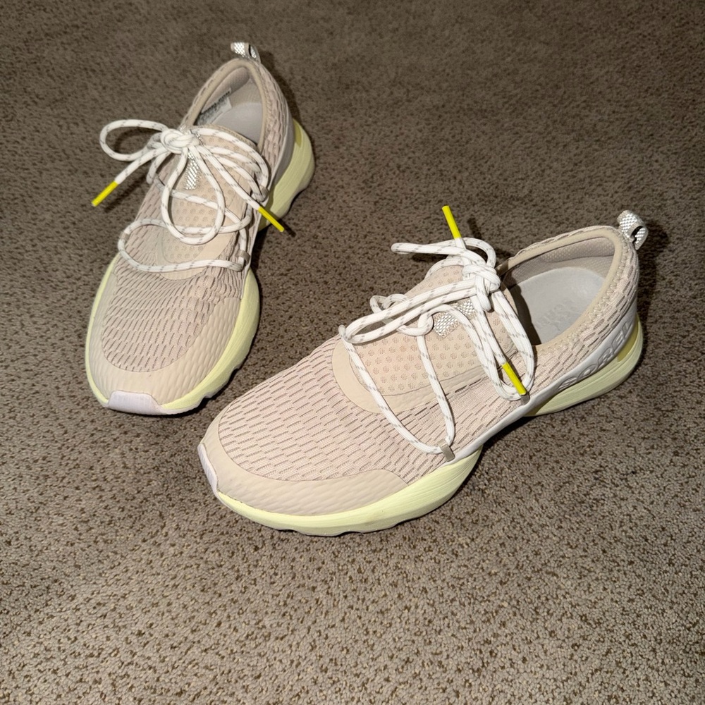 Sorel Beige and Light Yellow Women's Athletic Shoes (never worn)